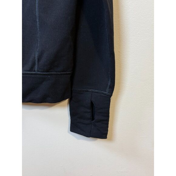 Sweaty Betty Rhythm Merino Mock Neck Hoodie Women’s Size Small Black Pullover - Picture 8 of 9